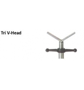 TAG - TETE pour chandelle Tri Stand - tube Ø 12'' max - Vee Head
