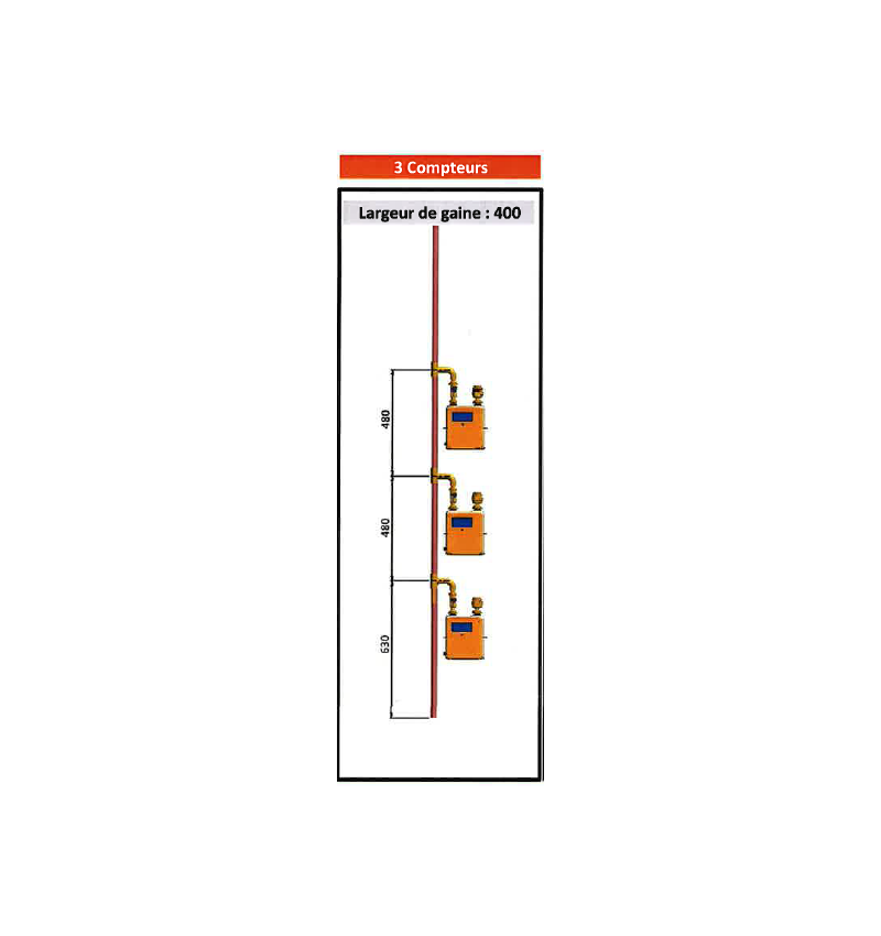 CM Élement haut avec bouchon haut D 35 X 1 - 3 piquages en simple (suivant speci CM Élement haut avec bouchon haut D 35 X 1 - 3 piquages en simple (suivant speci