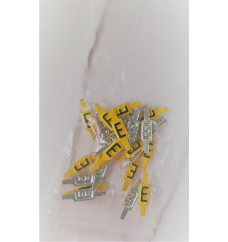 LETTRAGE Aluminium 6 X 11 Lettre T - Sachet de 25 LETTRAGE Aluminium 6 X 11 Lettre T - Sachet de 25