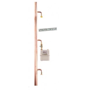 CM Élément Étage D 35 X 1 - 4  piquages - En simple (suivant spécification GRDF CM Élément Étage D 35 X 1 - 4  piquages - En simple (suivant spécification GRDF