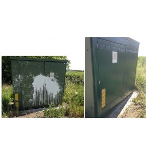 CABINE - Fourniture d'une porte montée sur cadre CABINE - Fourniture d'une porte montée sur cadre