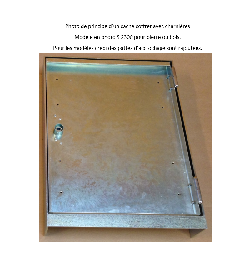 CACHE COFFRET pour site classé  Coffret haut S22 Spécial Crépi - 8500370 CACHE COFFRET pour site classé  Coffret haut S22 Spécial Crépi - 8500370
