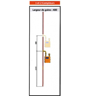 CM Élément Étage D 54 X 1 - 1  piquage - En simple (suivant specification GRDF A