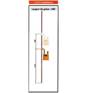 CM Élement haut avec bouchon haut D 35 X 1 - 1 piquage en simple (suivant specif