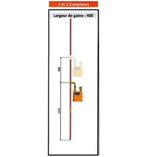 CM Élement haut avec bouchon haut D 35 X 1 - 2 piquages en simple (suivant speci
