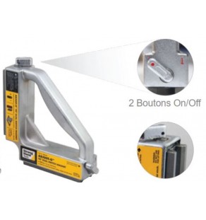 EQUERRE magnétique adjust-O 90° DUAL avec bouton MS2-80 EQUERRE magnétique adjust-O 90° DUAL avec bouton MS2-80