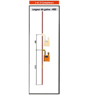 CM Élément Étage D 35 X 1 - 1  piquage - En simple (suivant specification GRDF A