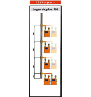 CM Élément Étage D 35 X 1 - 5  piquages  - En nourrice (suivant specification GR