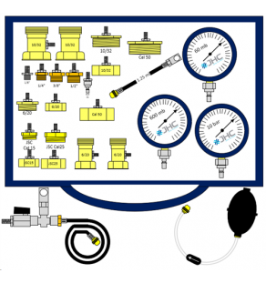 MALLETTE de raccords de prise de pression