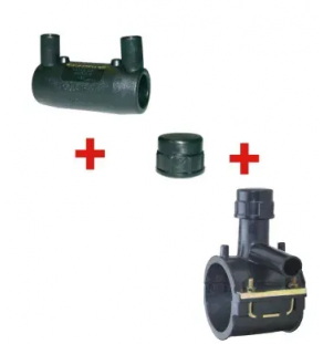 KIT PRISE de Branchement electrosoudable avec PBDI NF136 Gaz D25 - PE40/20