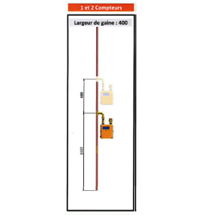 CM Élément Étage D 28 X 1 - 1  piquages - En simple (Suivant specification Grdf