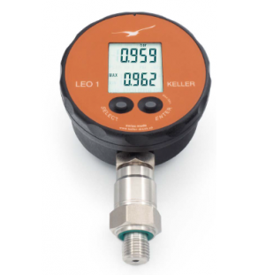 Manomètre électronique ATEX, étendue de mesure de -1 à 3 bar relatif, classe 0.1