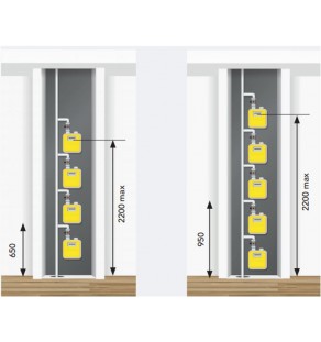 CM Élément Étage D 54 X 1 - 4  piquages - En simple (suivant specification GRDF
